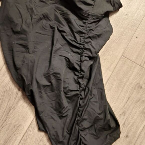 Vintage Halter Style Swimsuit Dress Black Size L - Picture 6 of 10